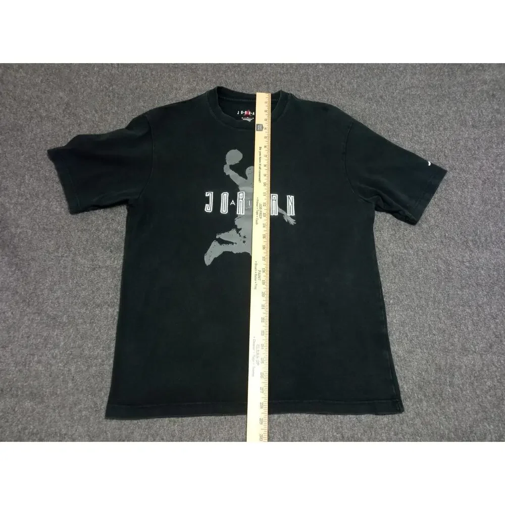 Air Jordan Men's Tee Shirt Jumpman Sport DNA 85 OG MJ Black Grey Size Medium